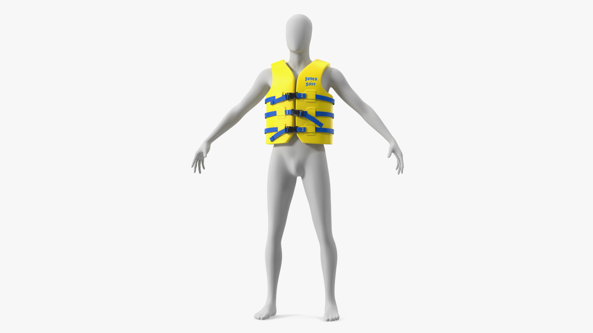3D model Super Soft Adult Medium Life Jacket