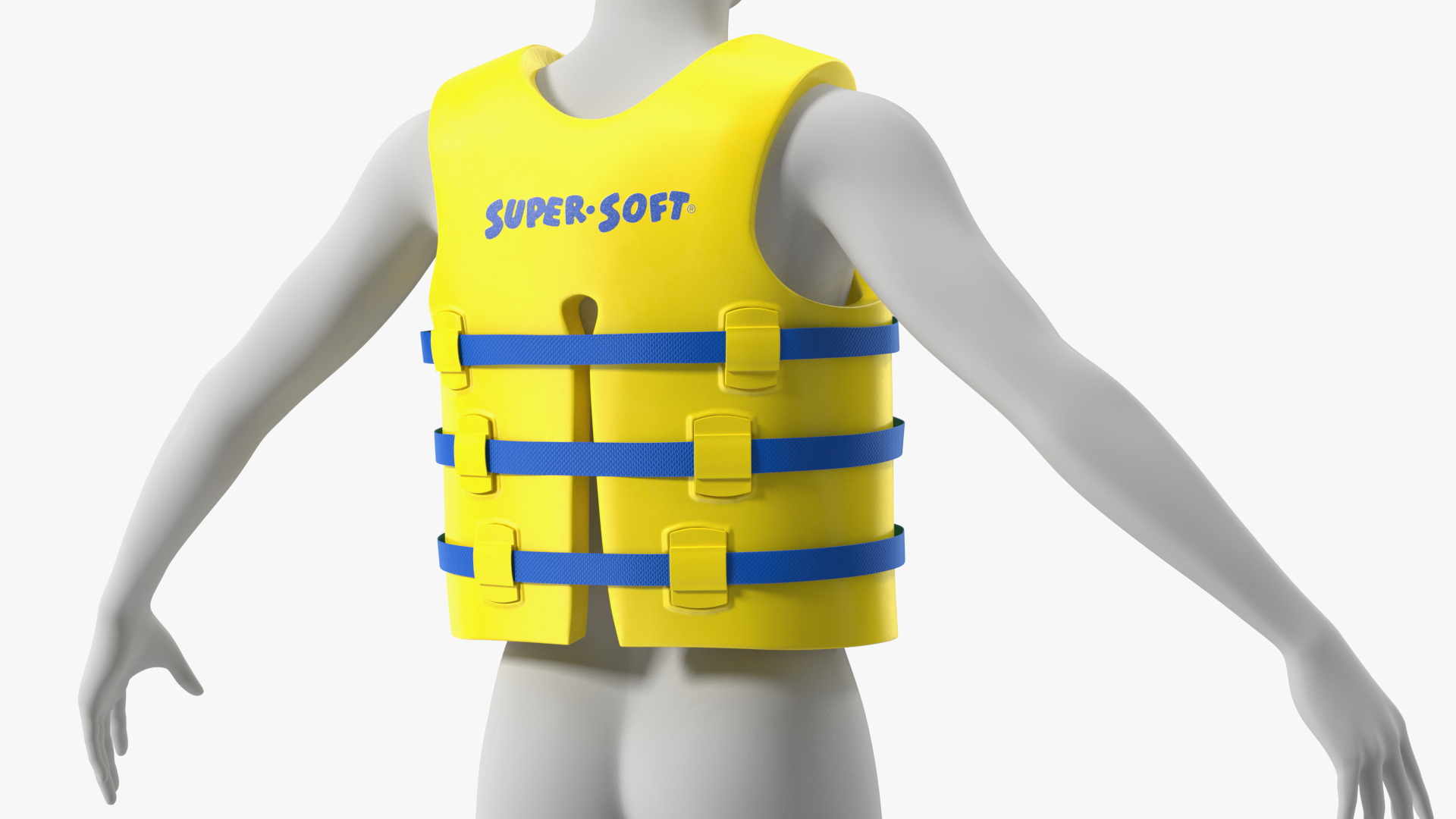 3D model Super Soft Adult Medium Life Jacket
