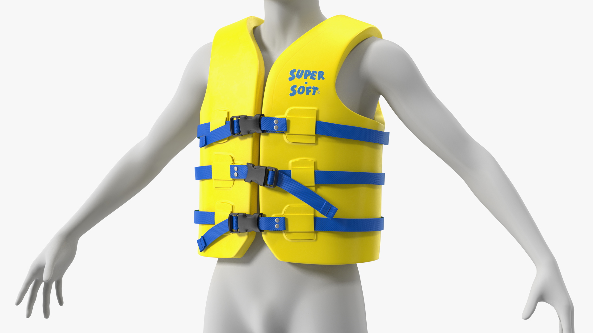 3D model Super Soft Adult Medium Life Jacket