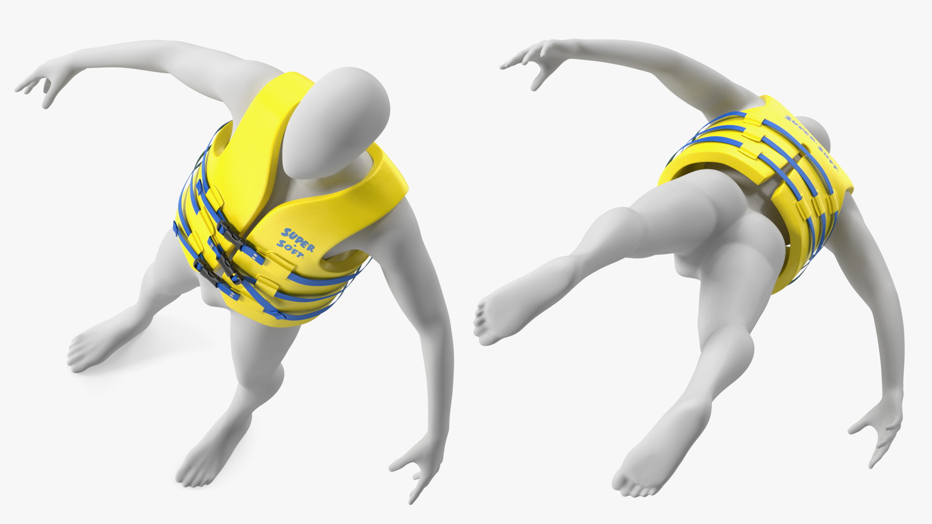 3D model Super Soft Adult Medium Life Jacket