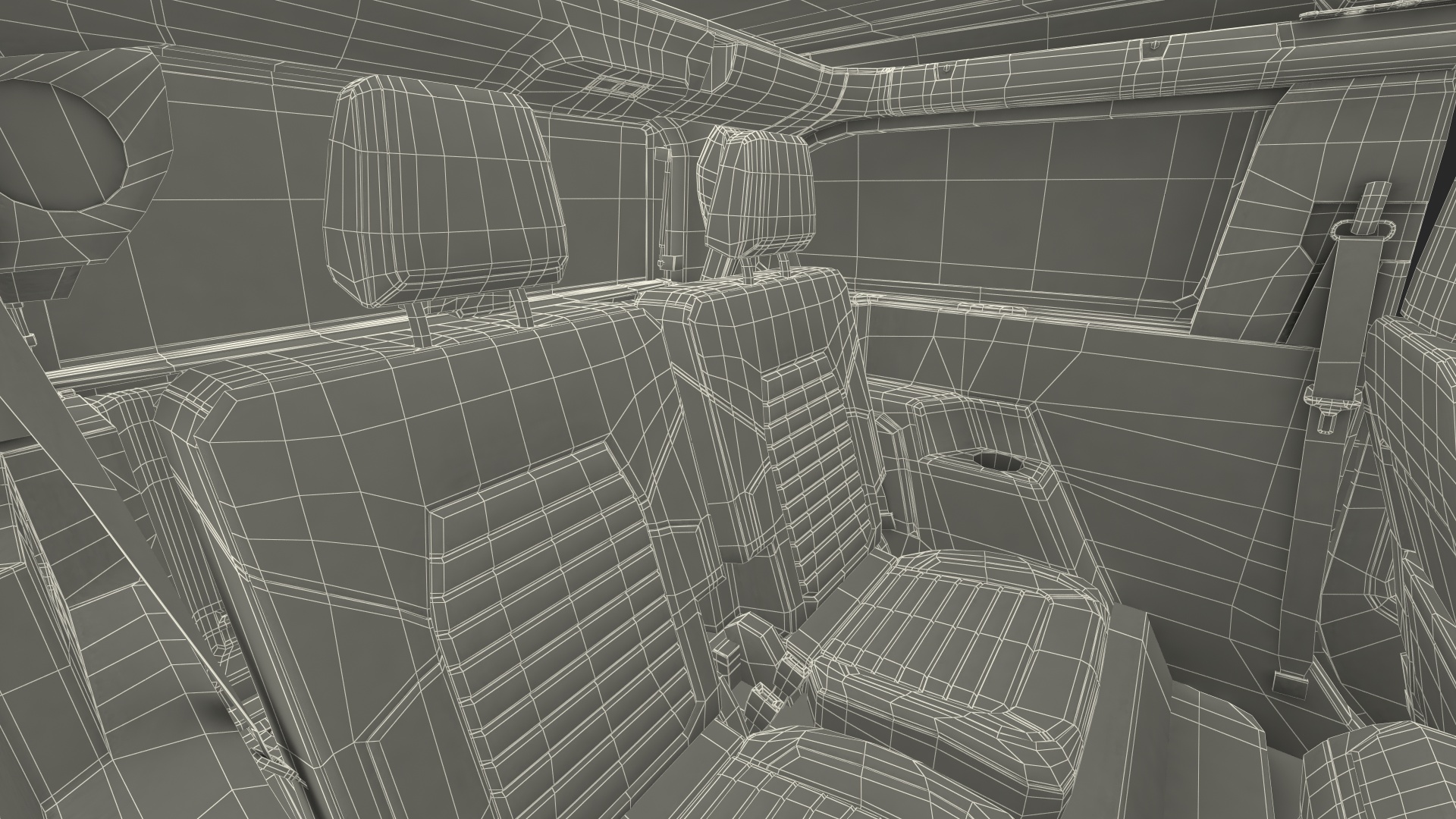 3D Two Door 4X4 SUV
