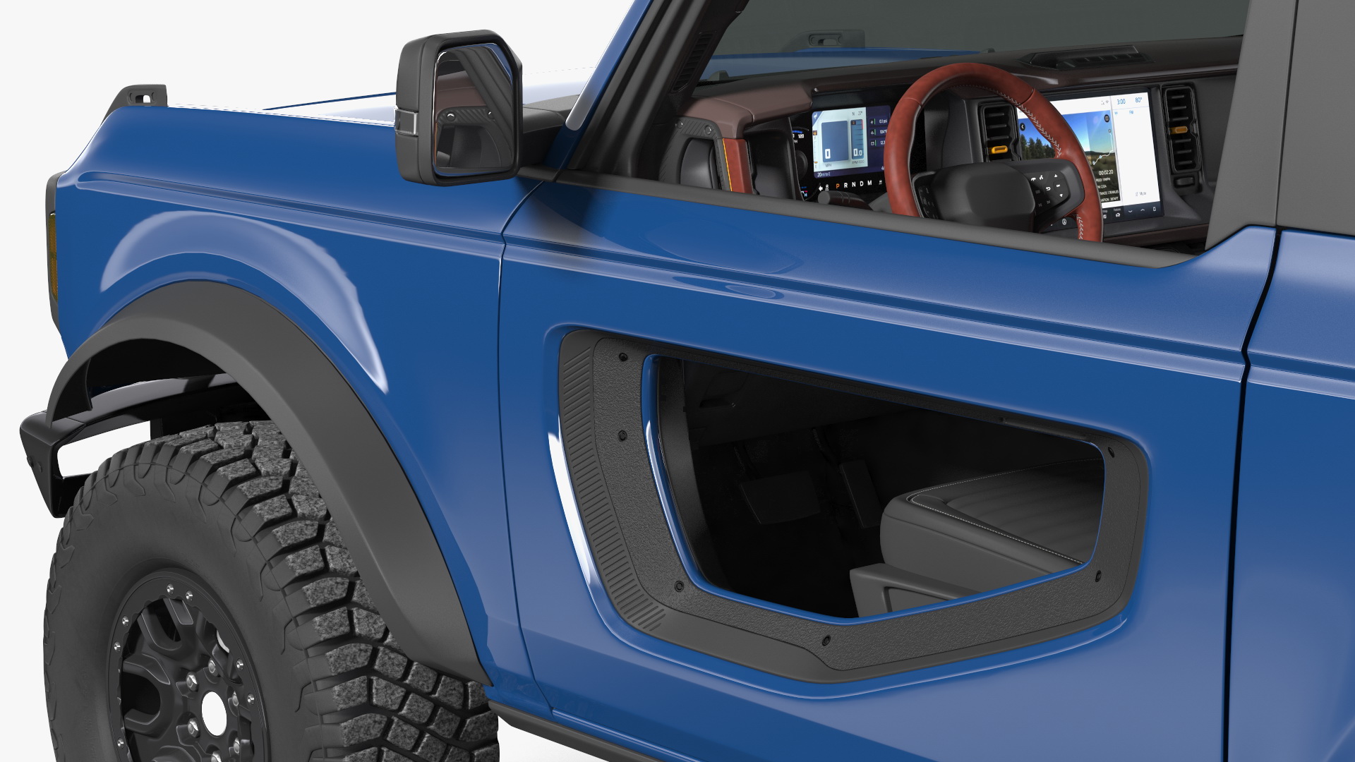 3D Two Door 4X4 SUV