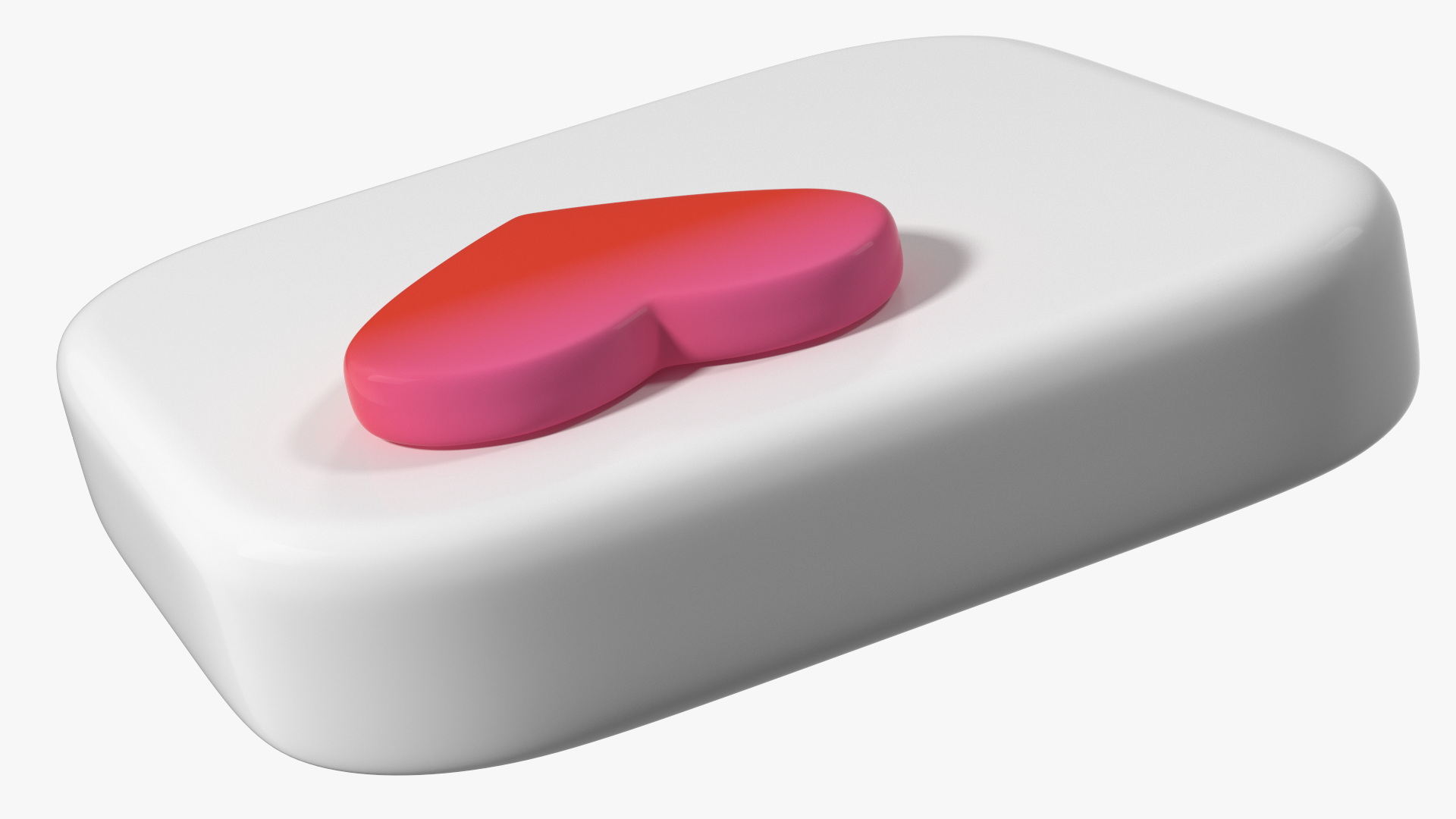 iPhone iOS Health Icon 3D
