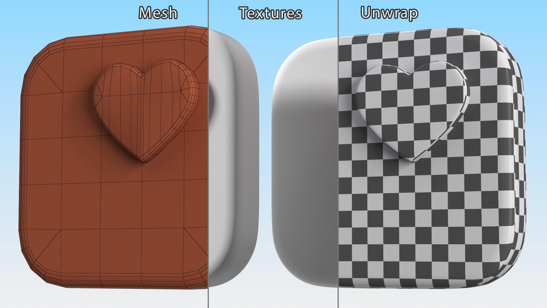 iPhone iOS Health Icon 3D