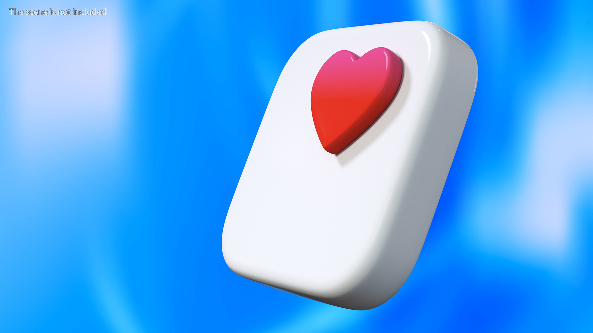 iPhone iOS Health Icon 3D