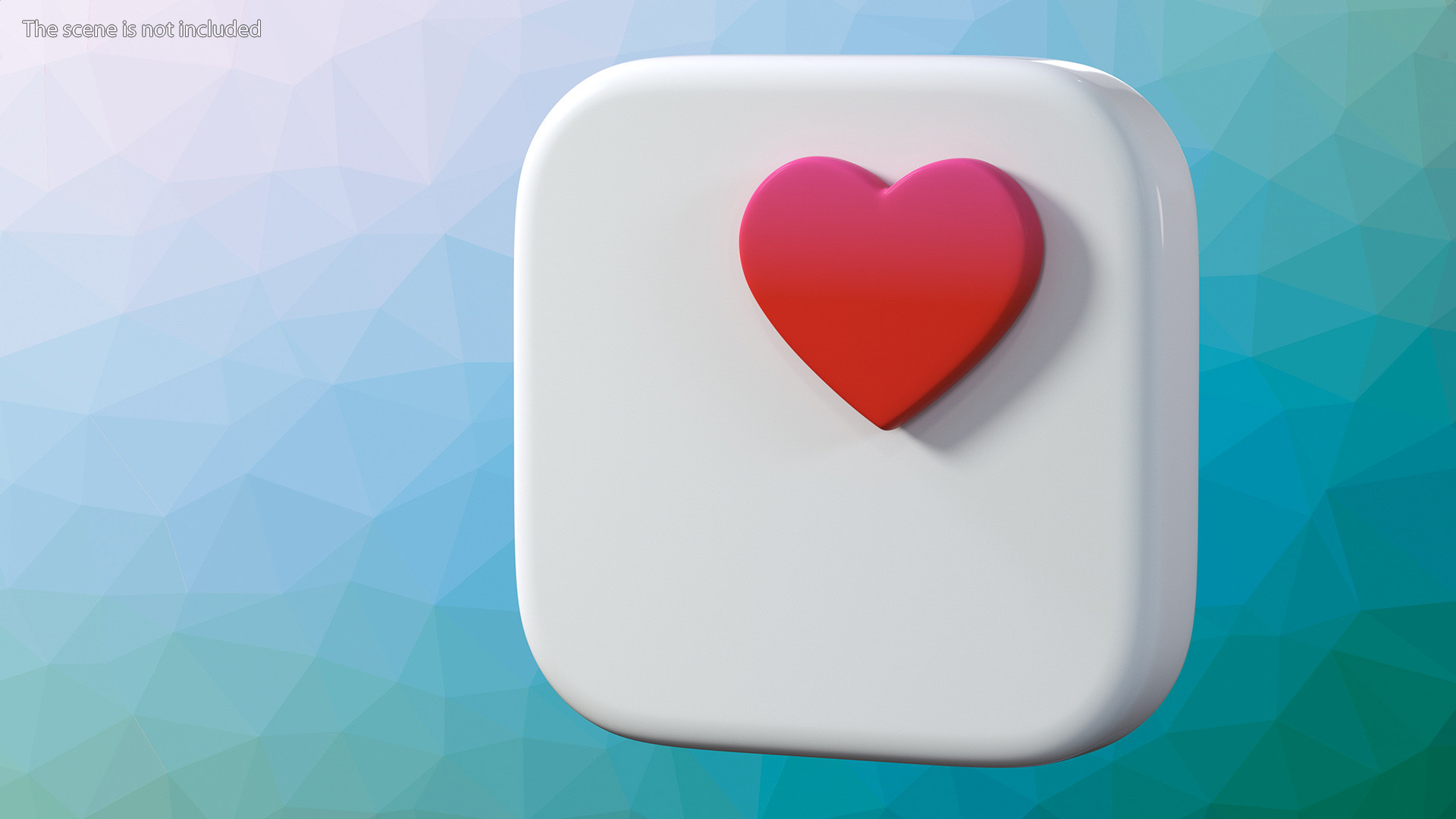 iPhone iOS Health Icon 3D