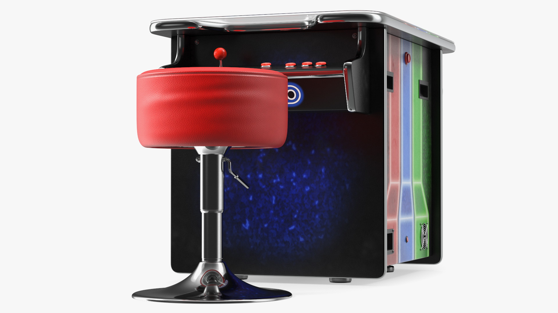 3D ArcadePro Mars 55 Cocktail Arcade Machine with Stools model