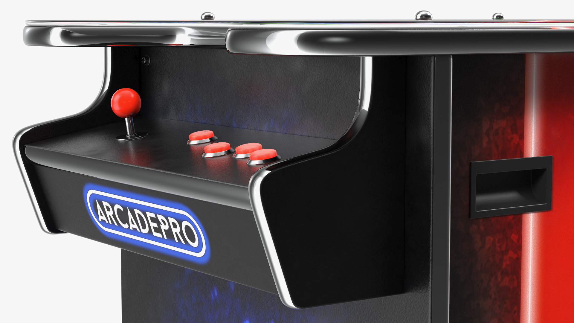 3D ArcadePro Mars 55 Cocktail Arcade Machine with Stools model