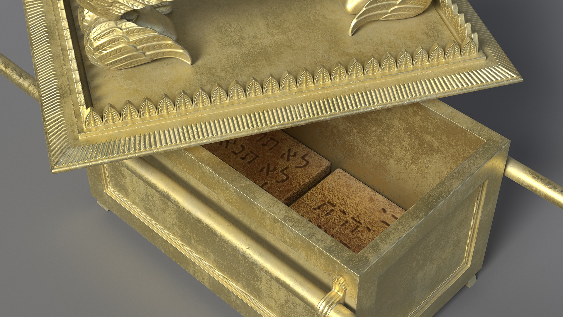Ark of the Covenant with Tablets 3D