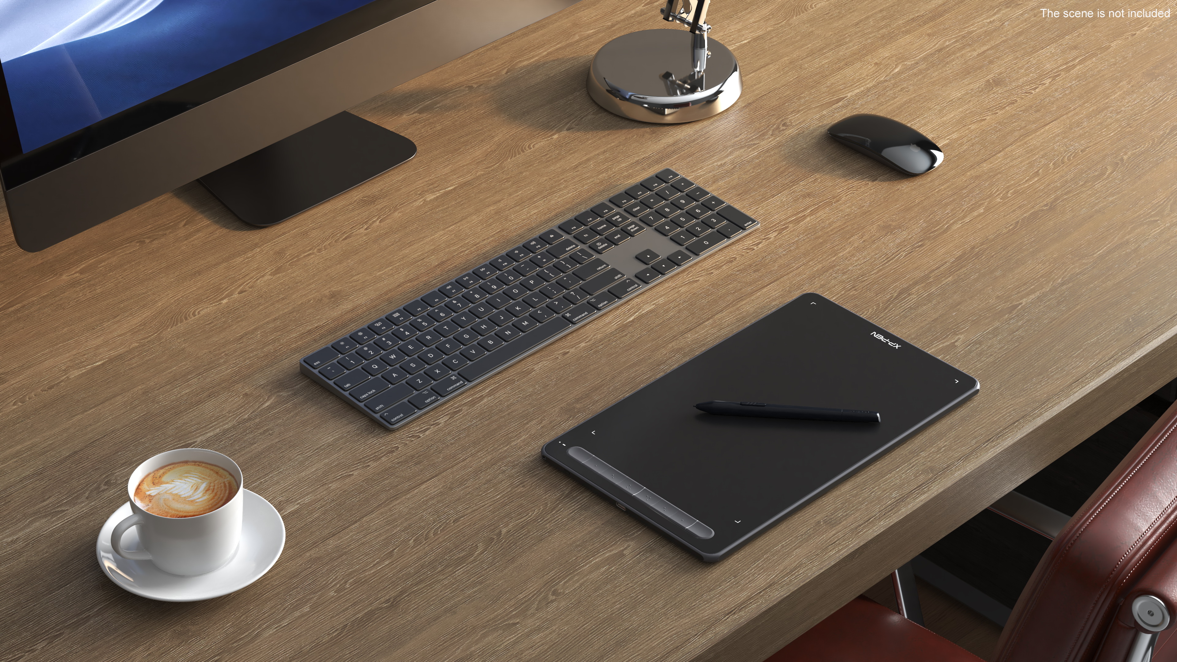 XPPen Deco Graphic Drawing Tablet Black 3D model