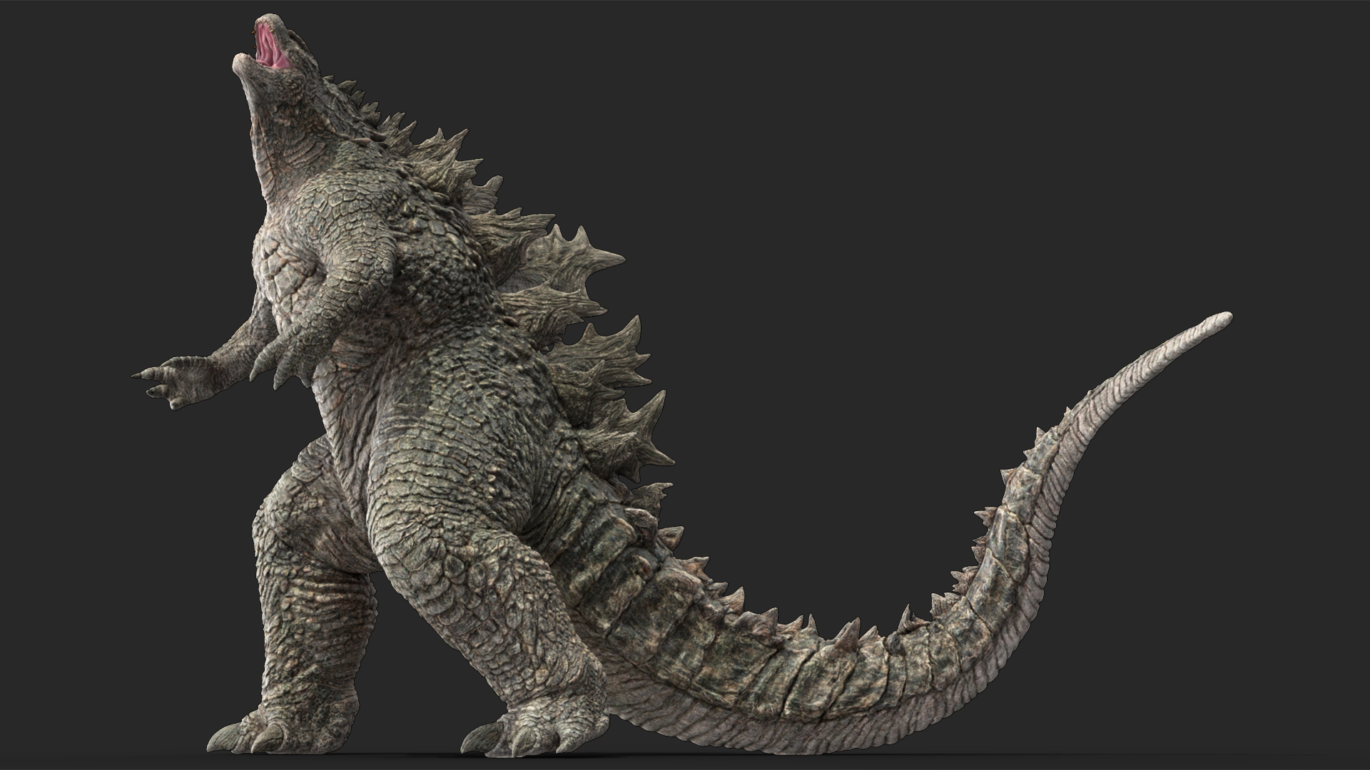 3D Monster Godzilla Rigged model