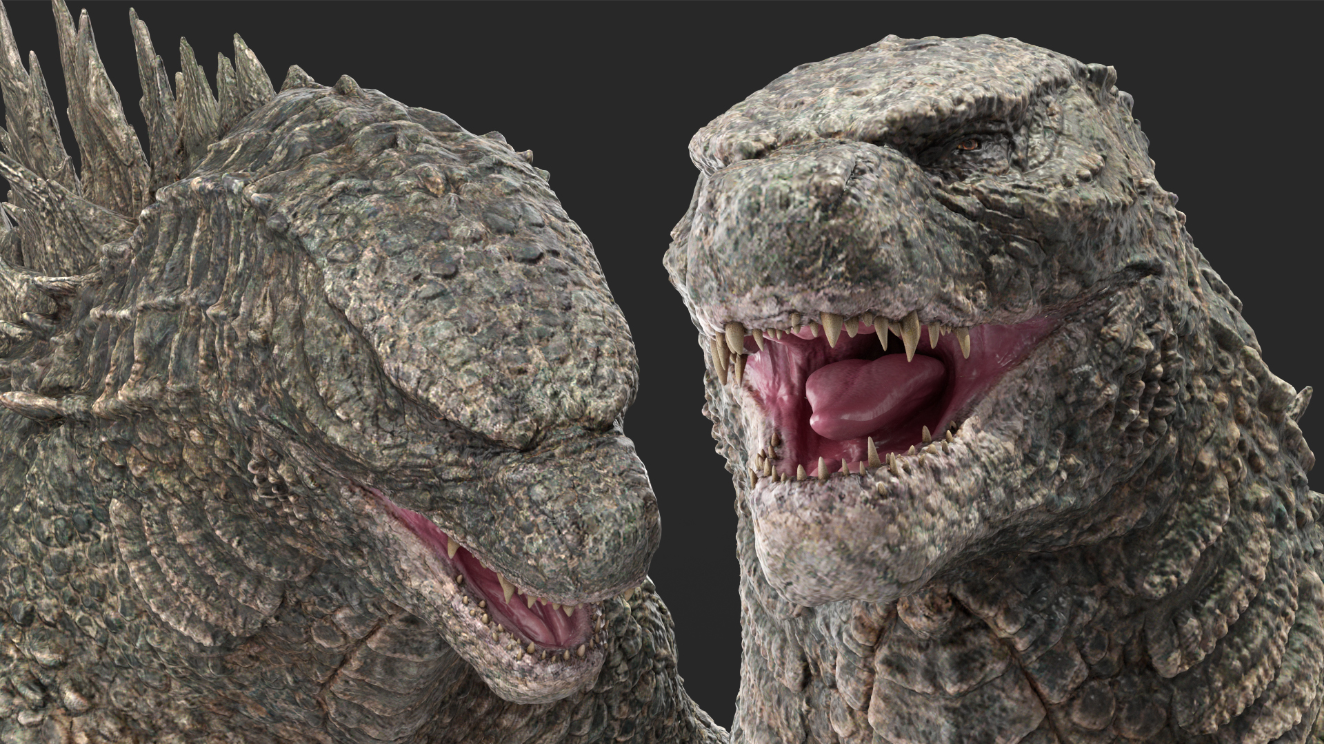 3D Monster Godzilla Rigged model