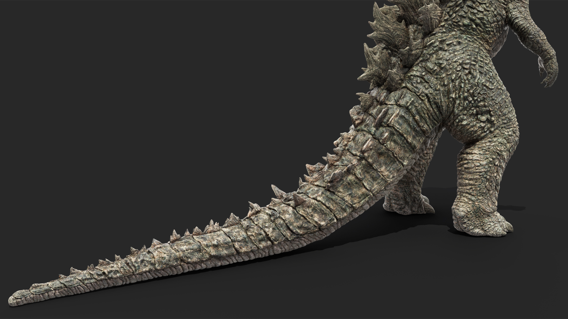 3D Monster Godzilla Rigged model