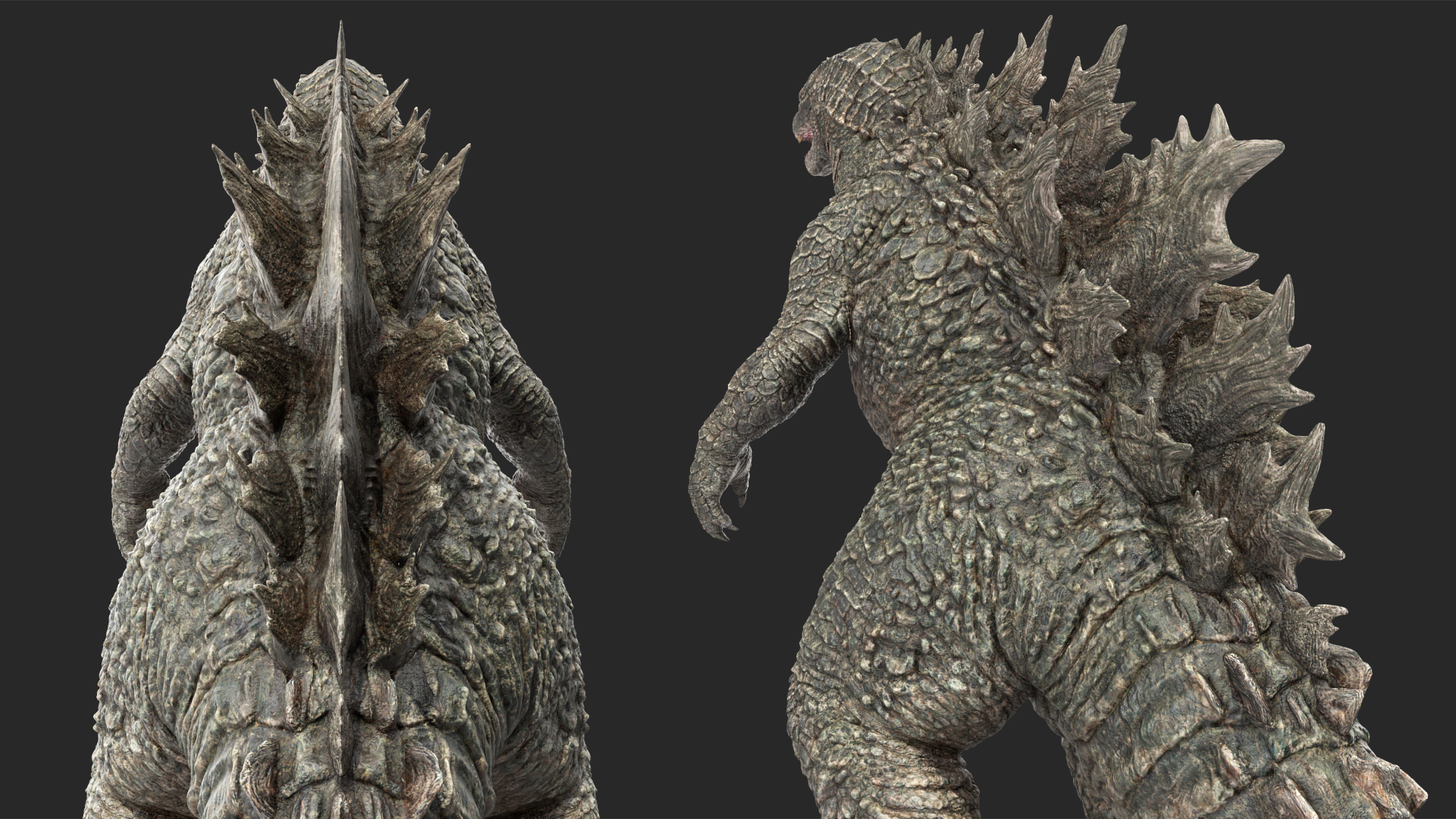 3D Monster Godzilla Rigged model