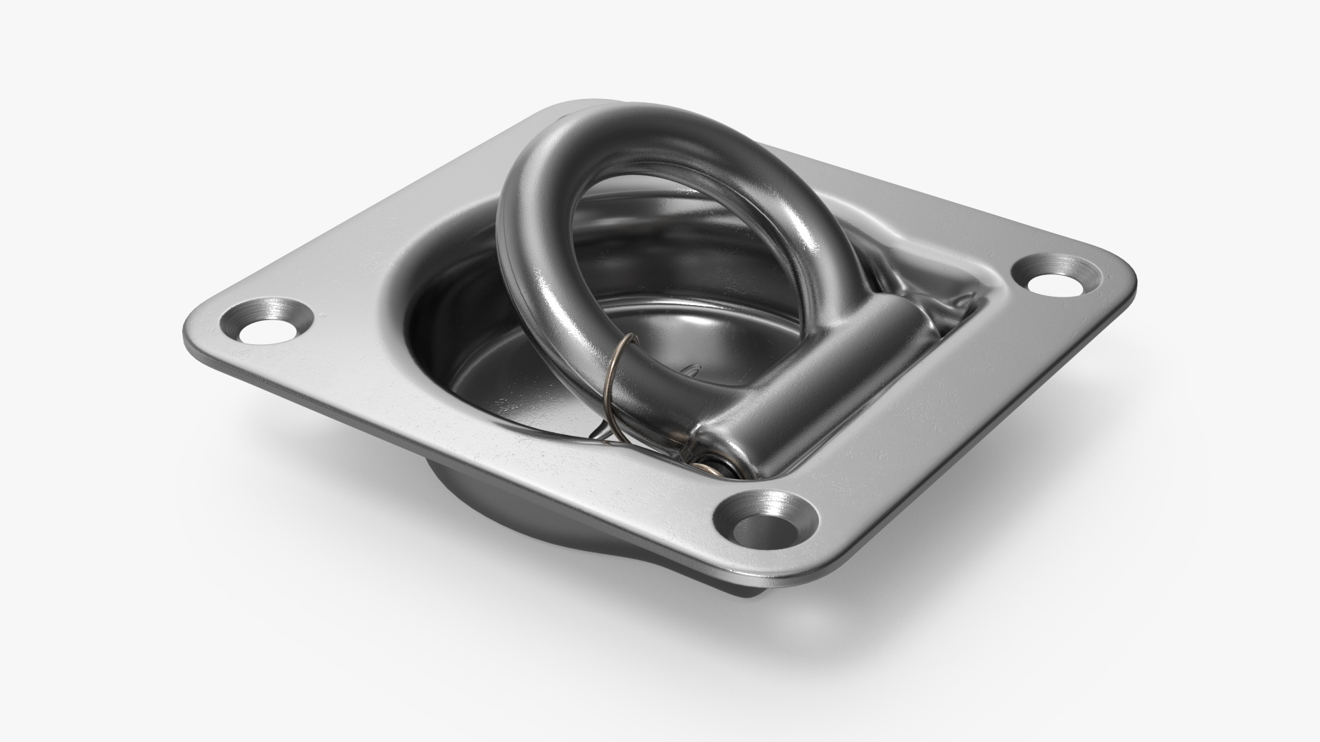 3D Caliber D-Ring Chrome Anchor model