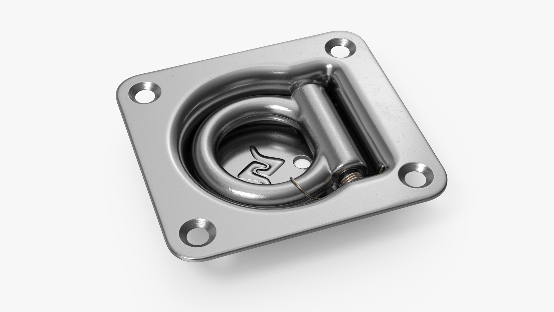 3D Caliber D-Ring Chrome Anchor model
