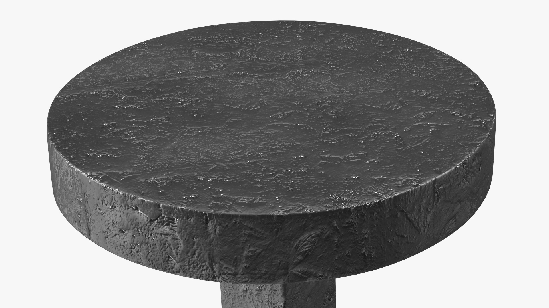 3D Naval Cannon Bar Shot Flat