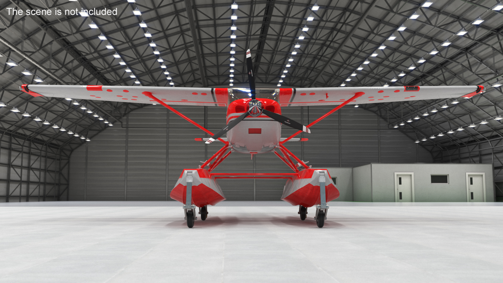 3D model Floatplane Dream Red