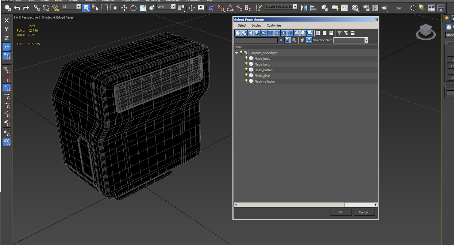 3D Compact Speedlight model