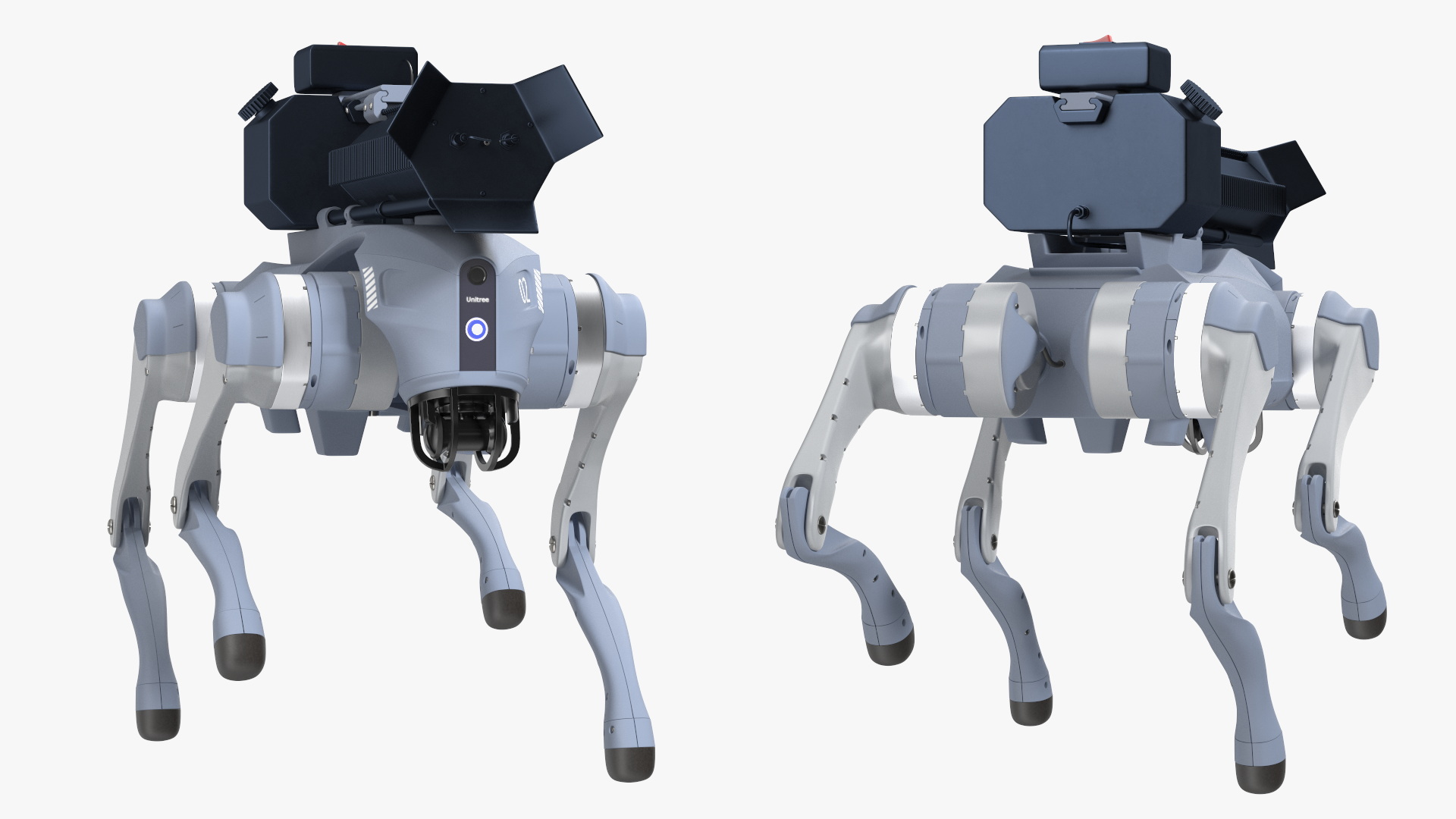 Thermonator Robot Dog in Walking Pose 3D