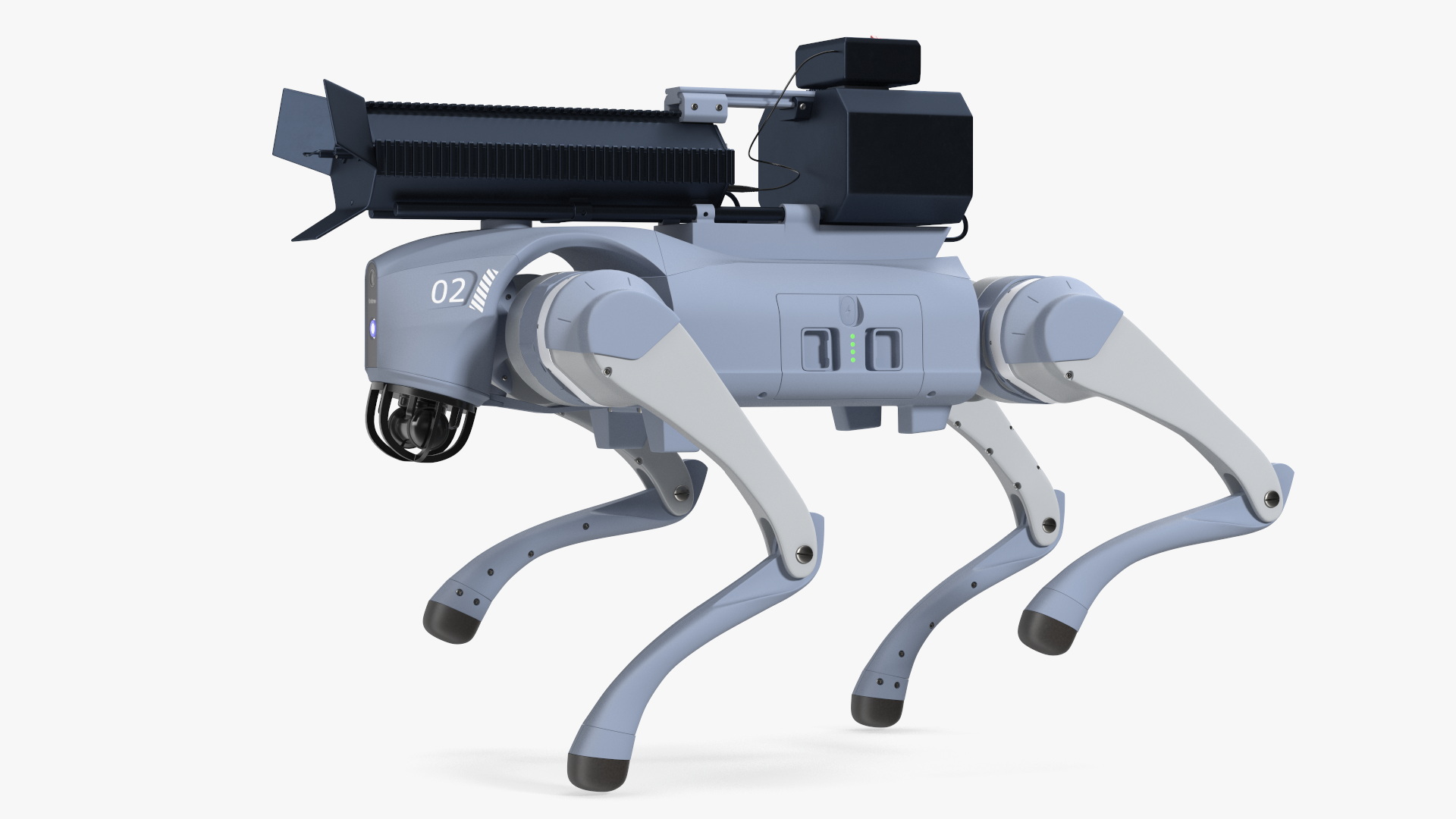 Thermonator Robot Dog in Walking Pose 3D