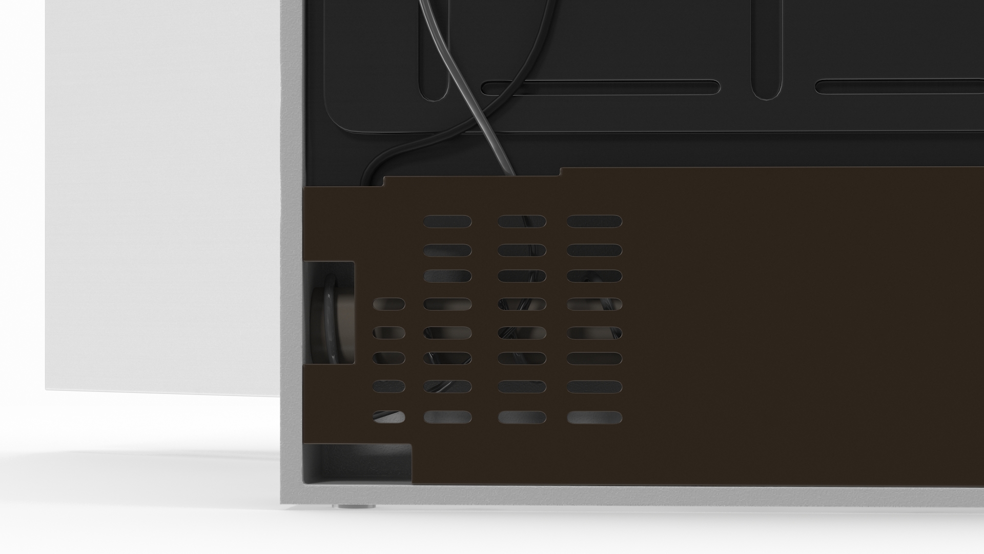 Samsung Side By Side Refrigerator Open with Products 3D