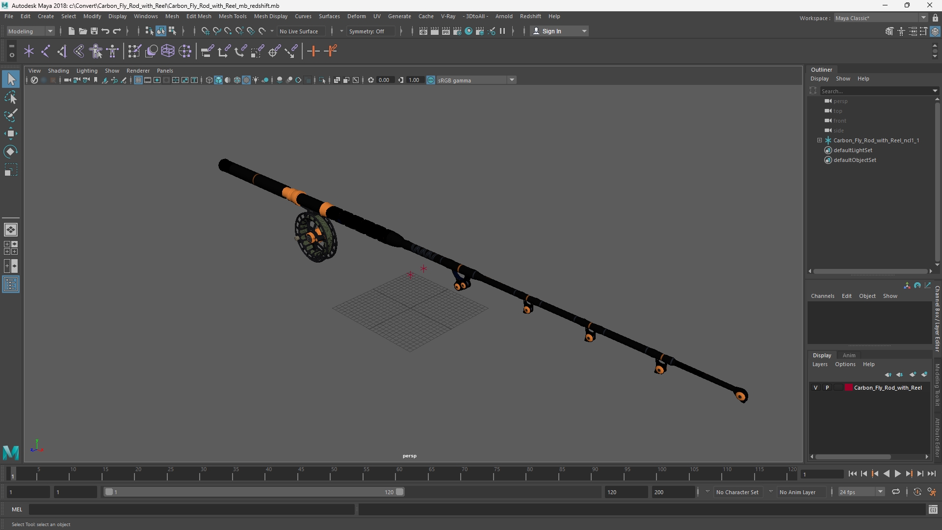 Carbon Fly Rod with Reel, view 10