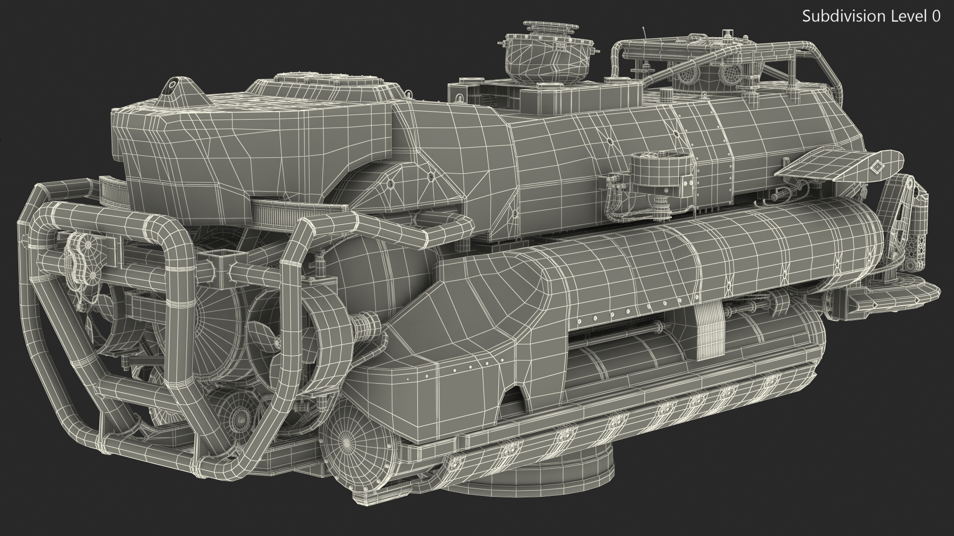 3D NATO Submarine Rescue System model