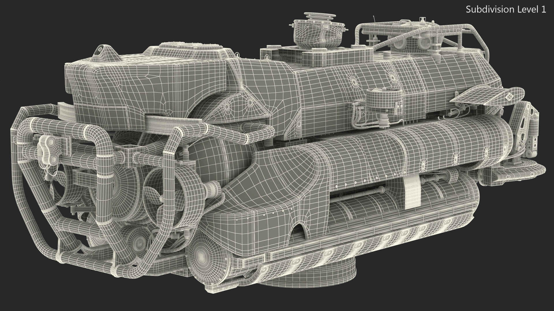 3D NATO Submarine Rescue System model