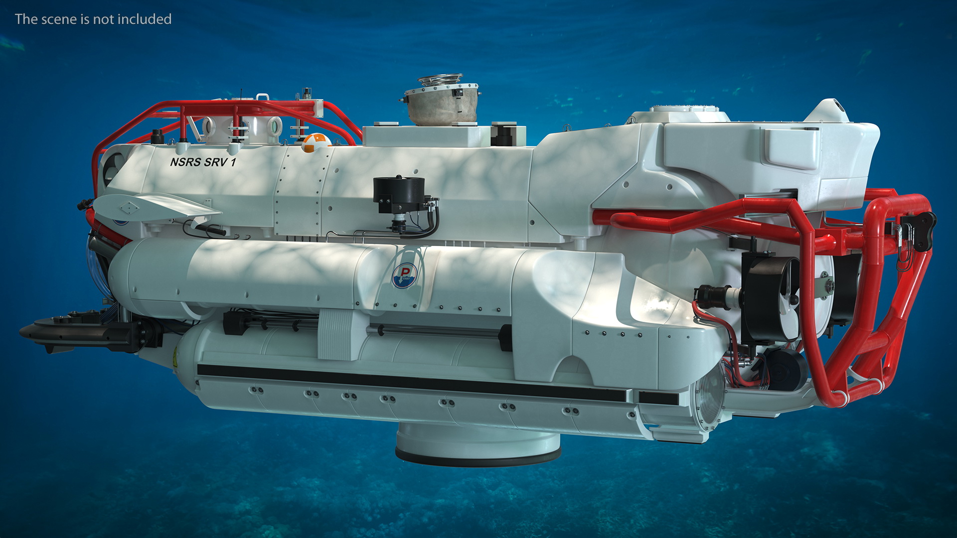 3D NATO Submarine Rescue System model