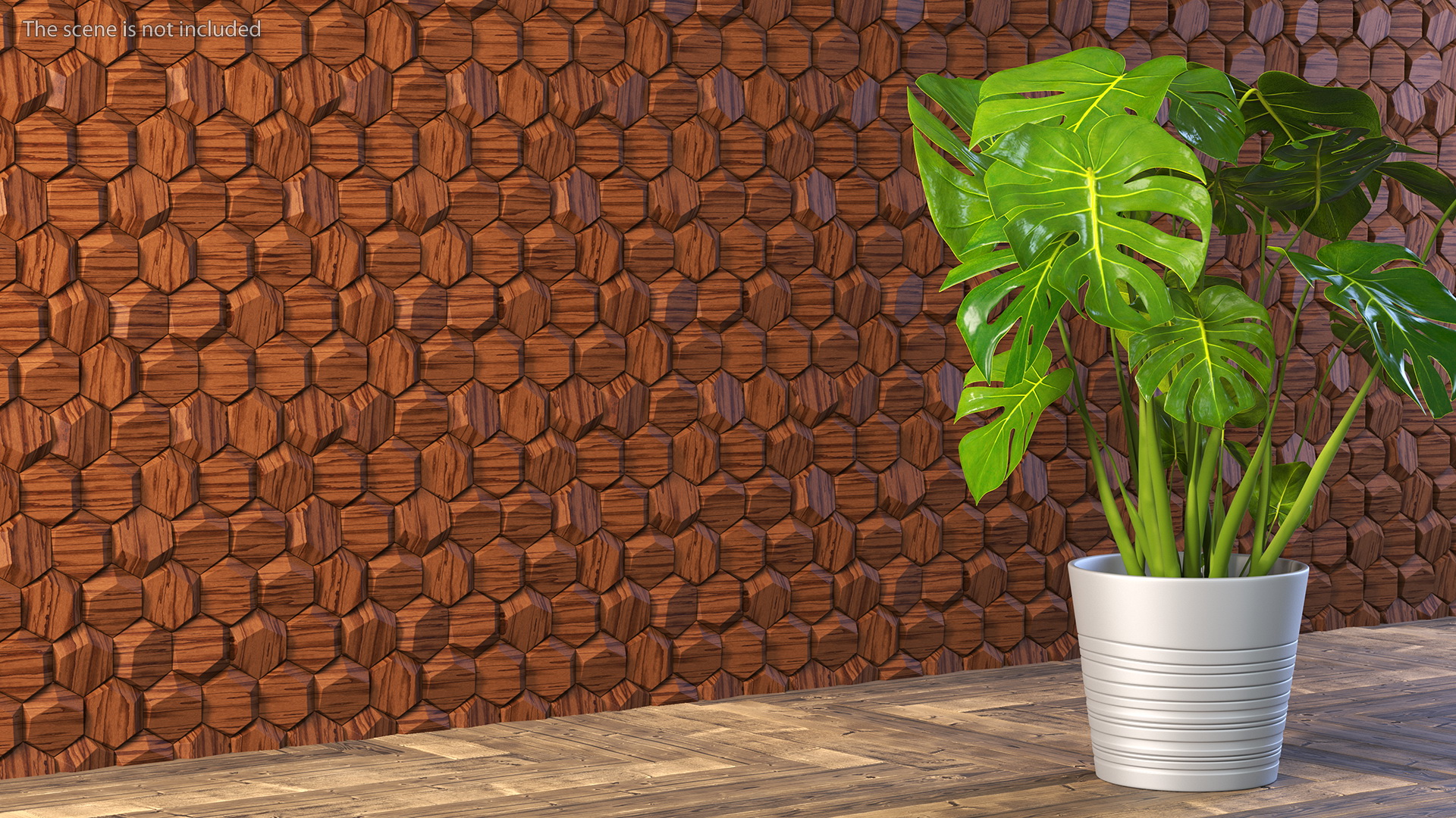 3D 3D Wall Panel Octagon Wood