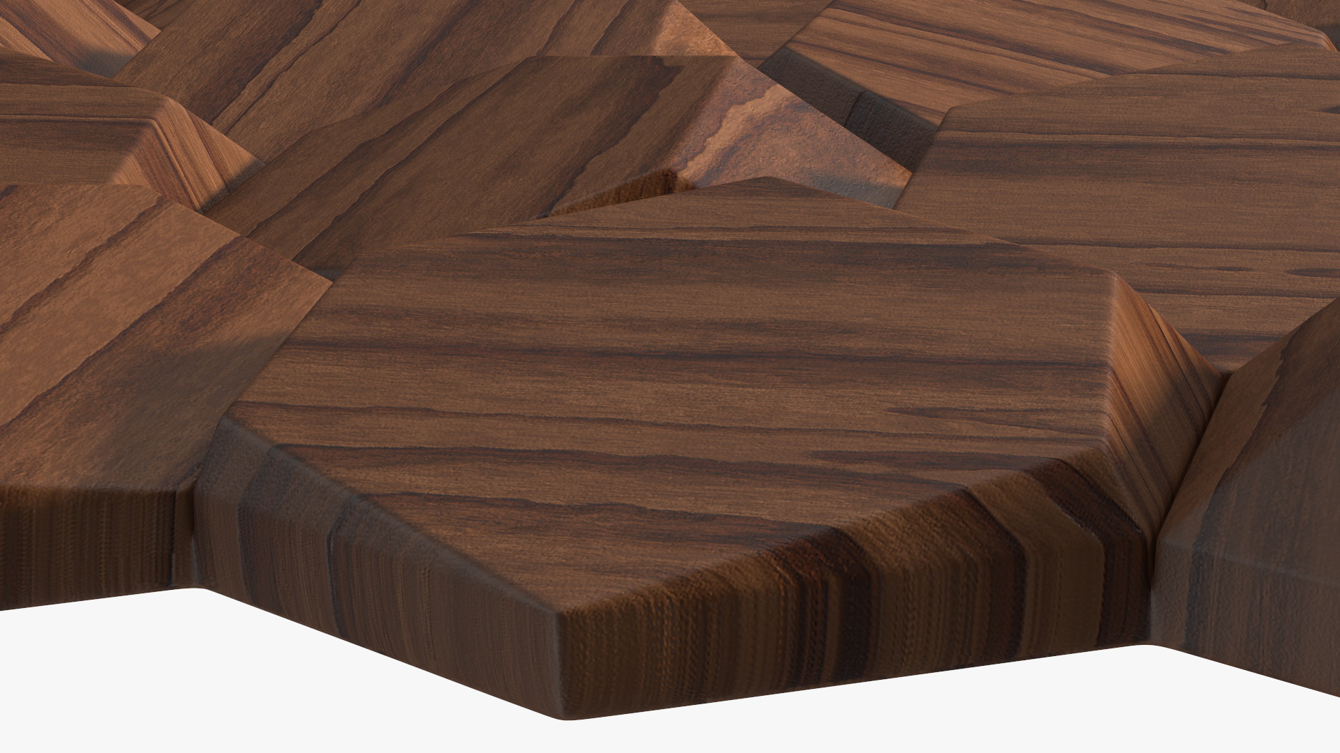 3D 3D Wall Panel Octagon Wood