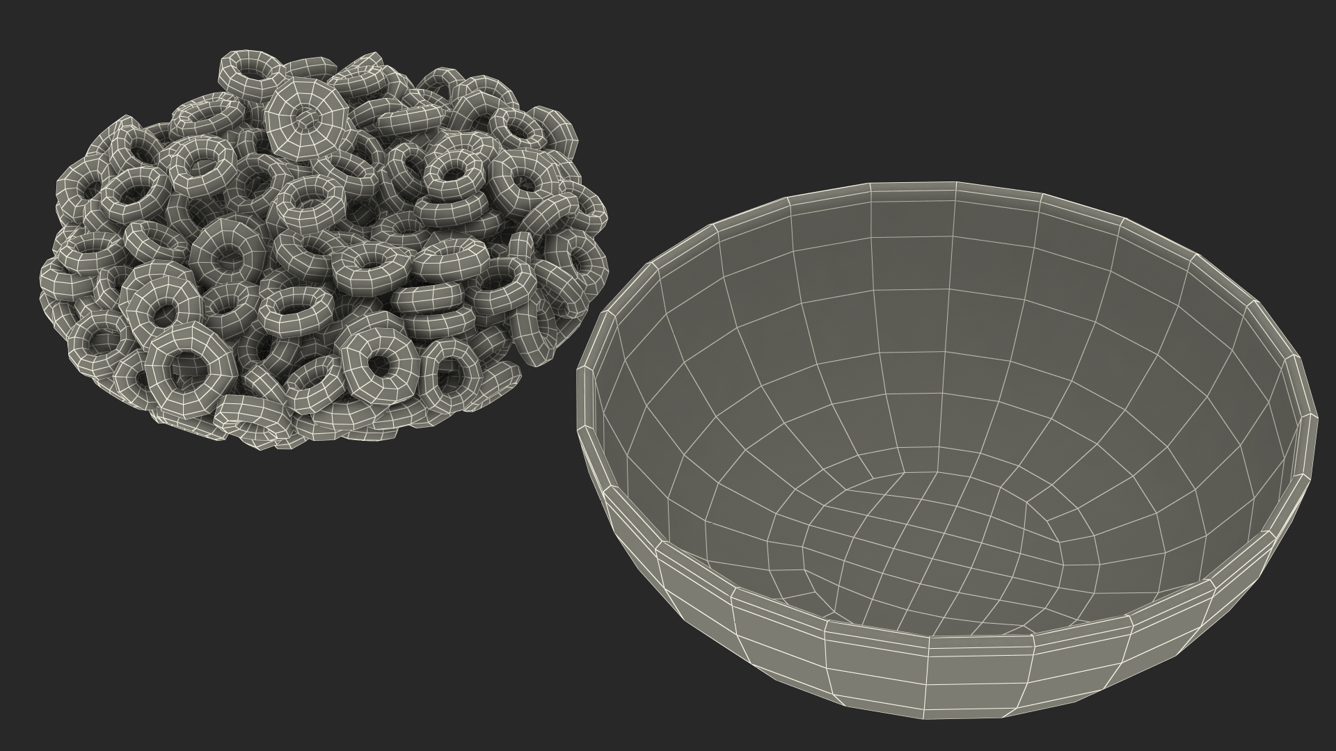 3D Chocolate Rings with Plate
