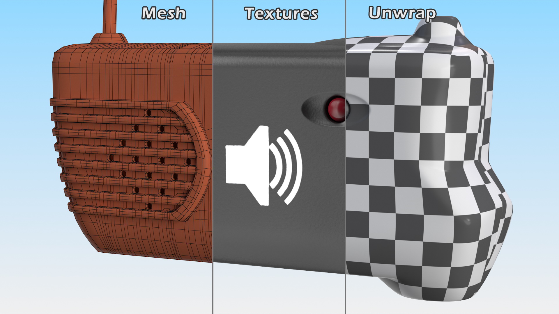 Mini Alarming Tag Open 3D
