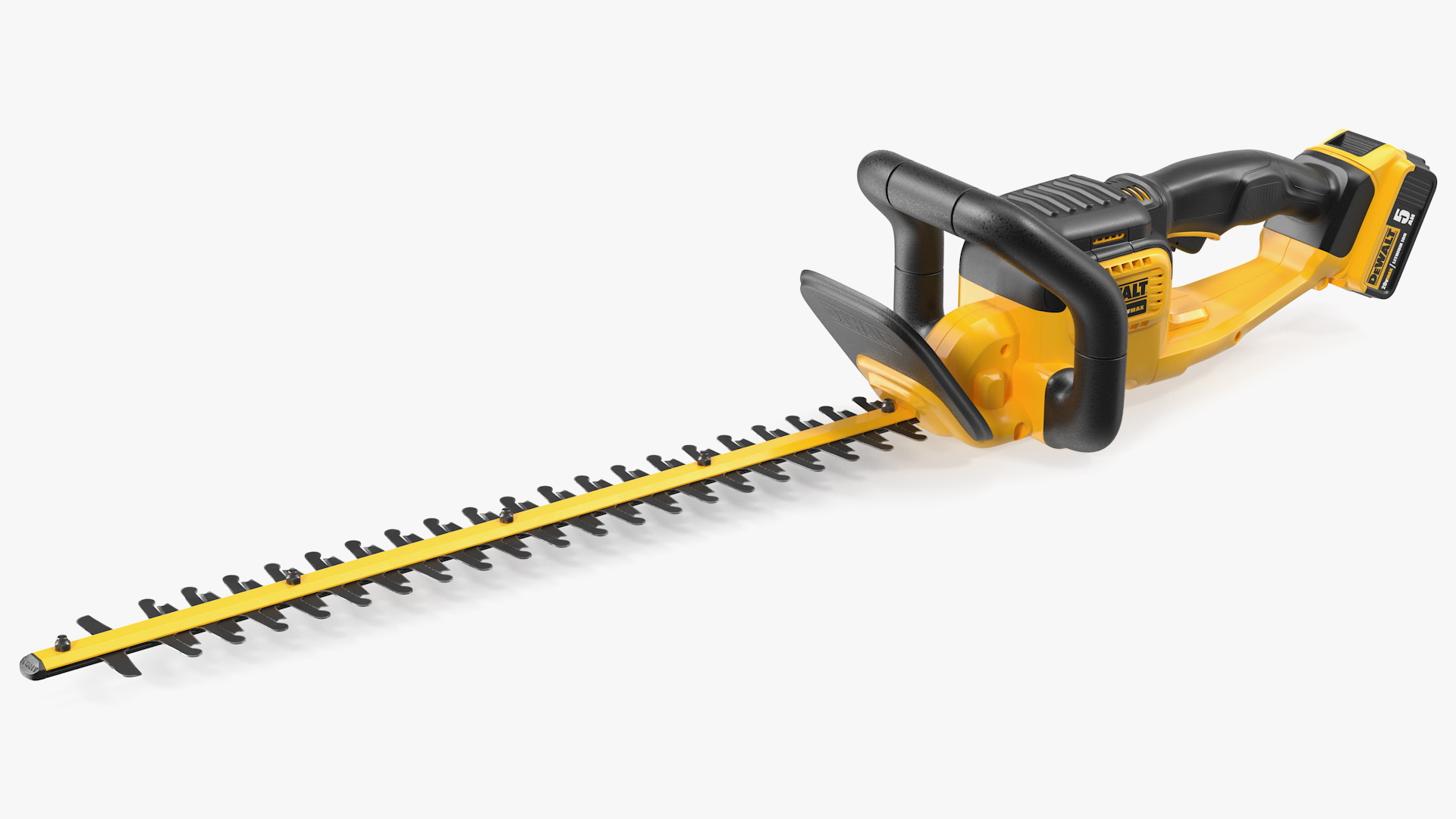 3D DEWALT DCHT820P1 20V Hedge Trimmer with 5Ah Pack model