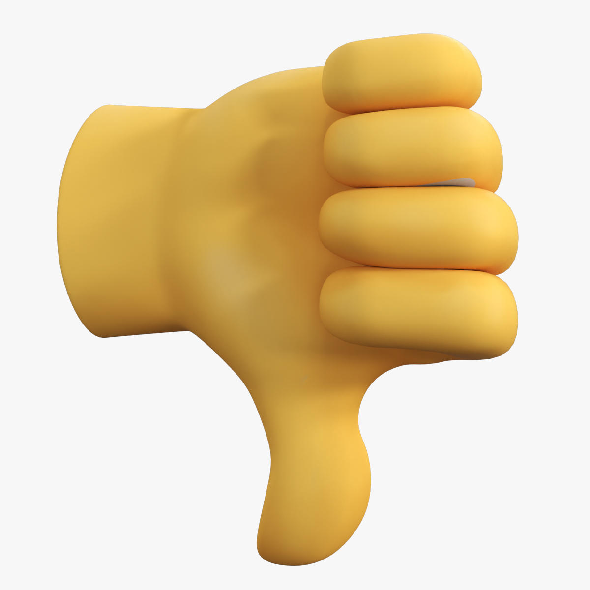 Thumbs Down Emoji Gesture