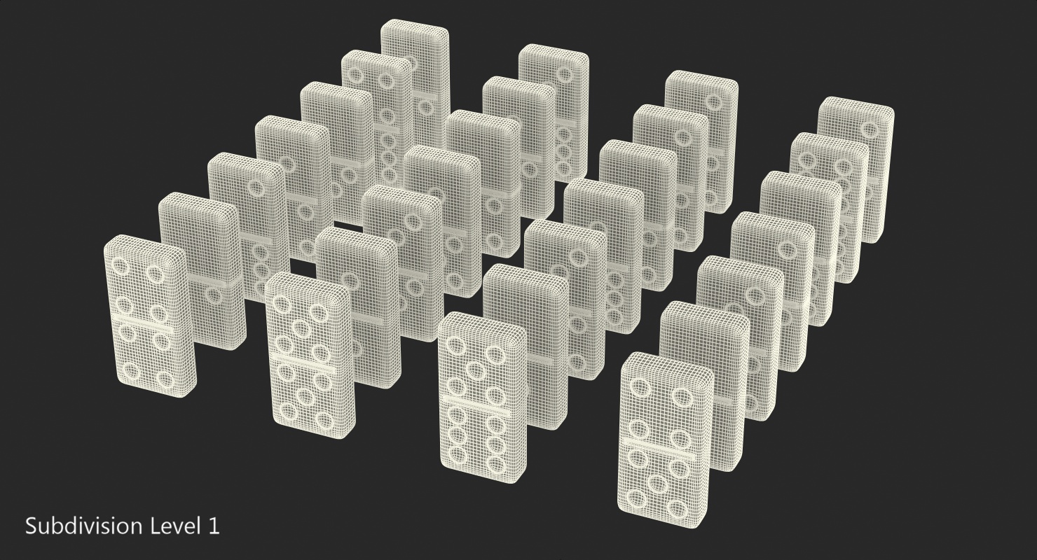 Domino Knuckles Set 3D model