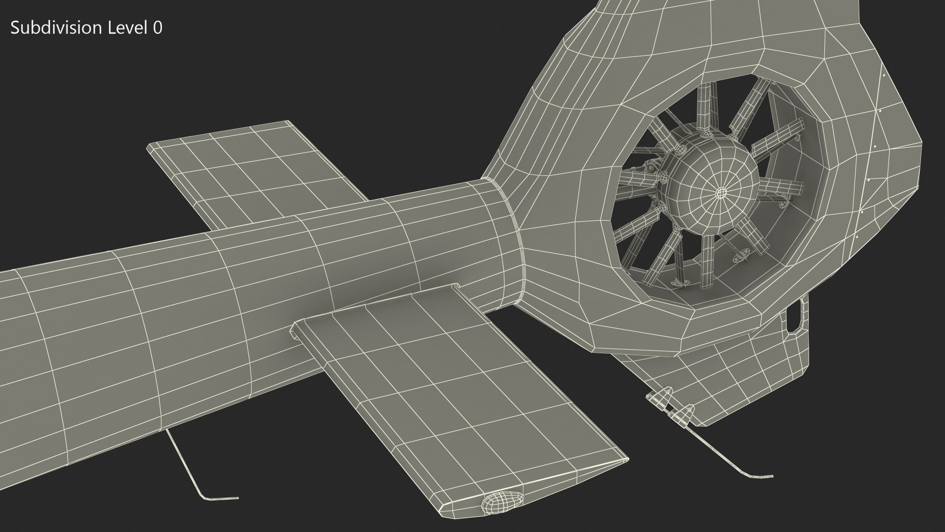 3D Helicopter Tail Rotor