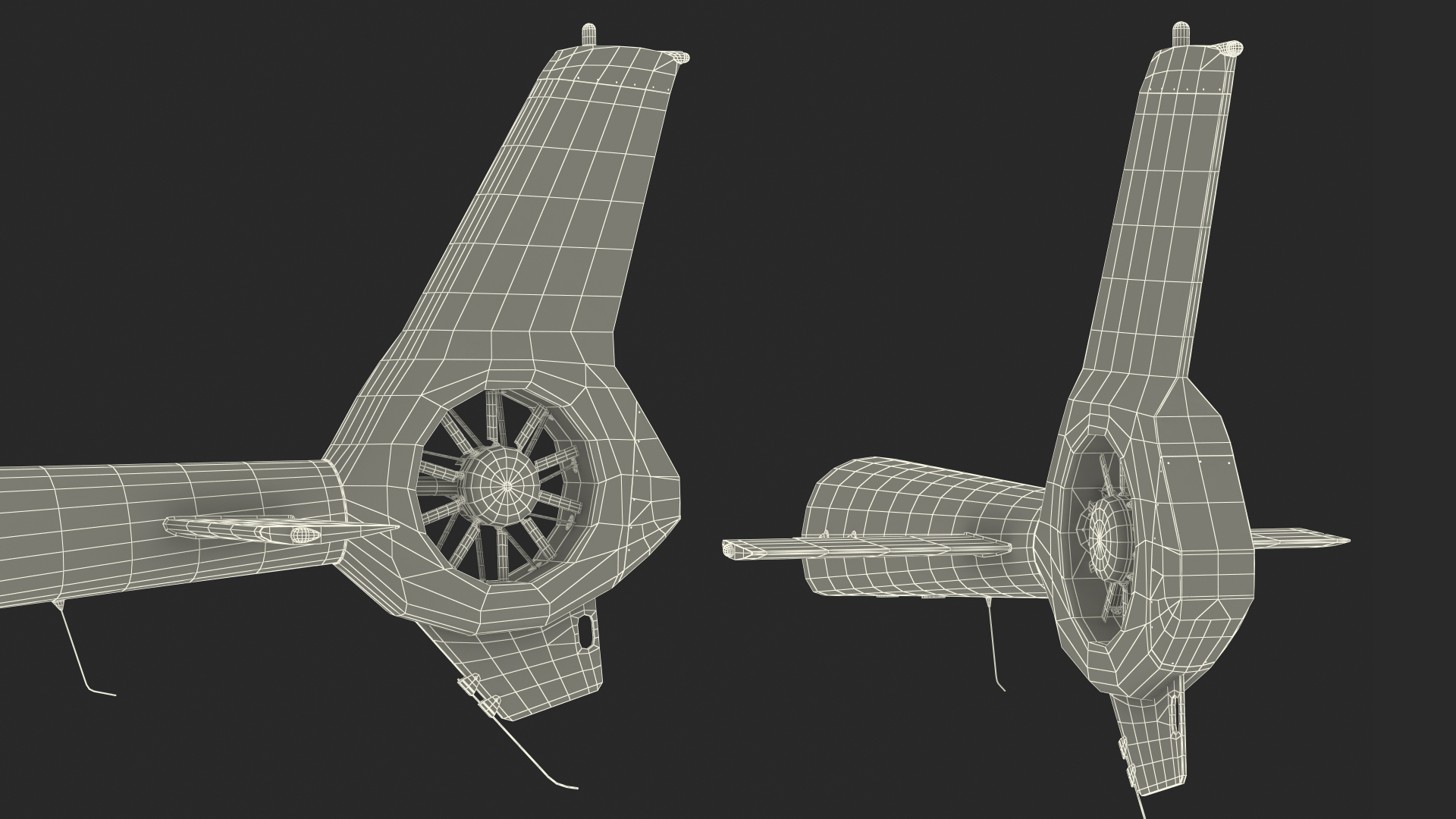 3D Helicopter Tail Rotor