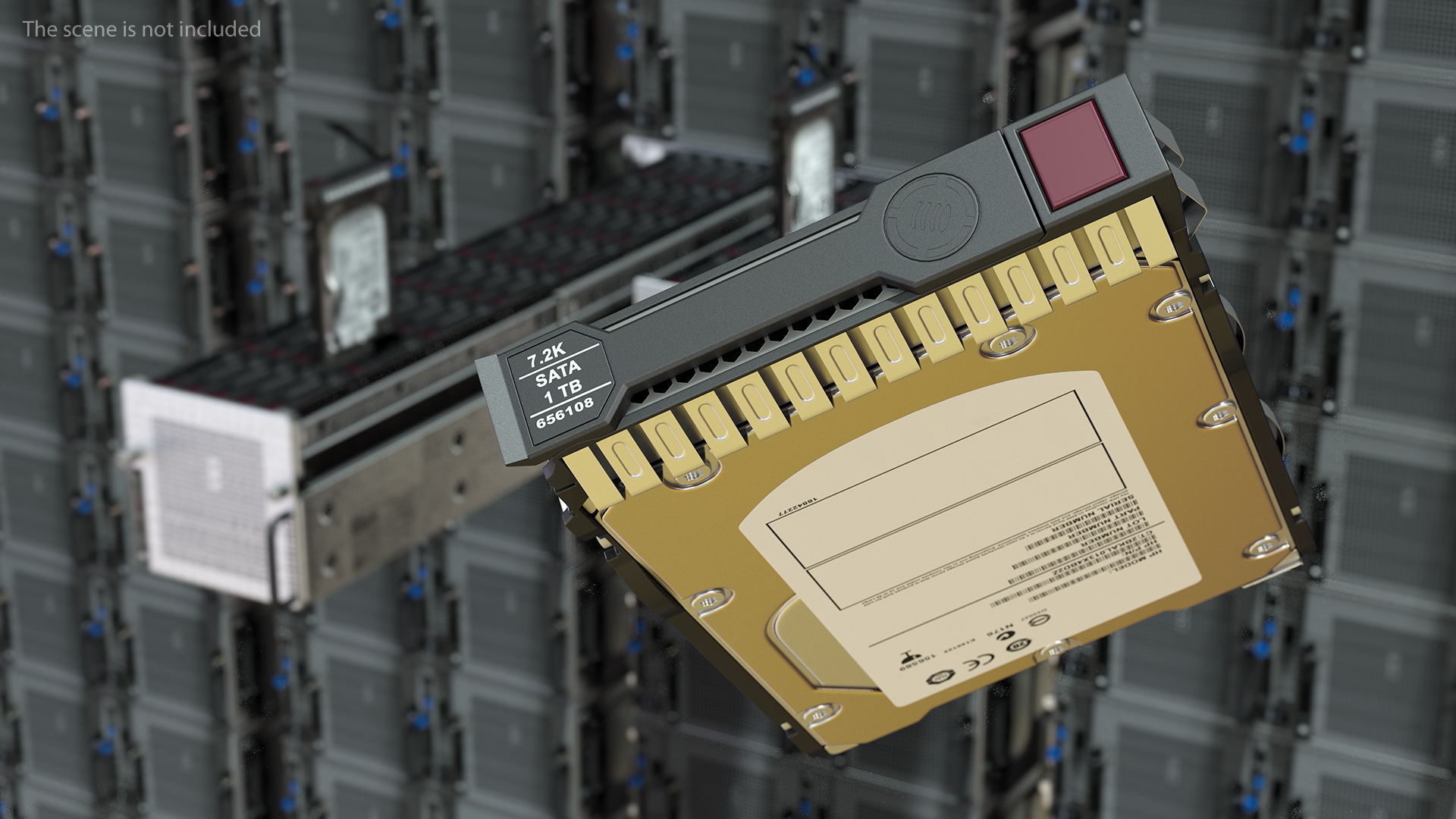 SATA 1TB HDD 3D