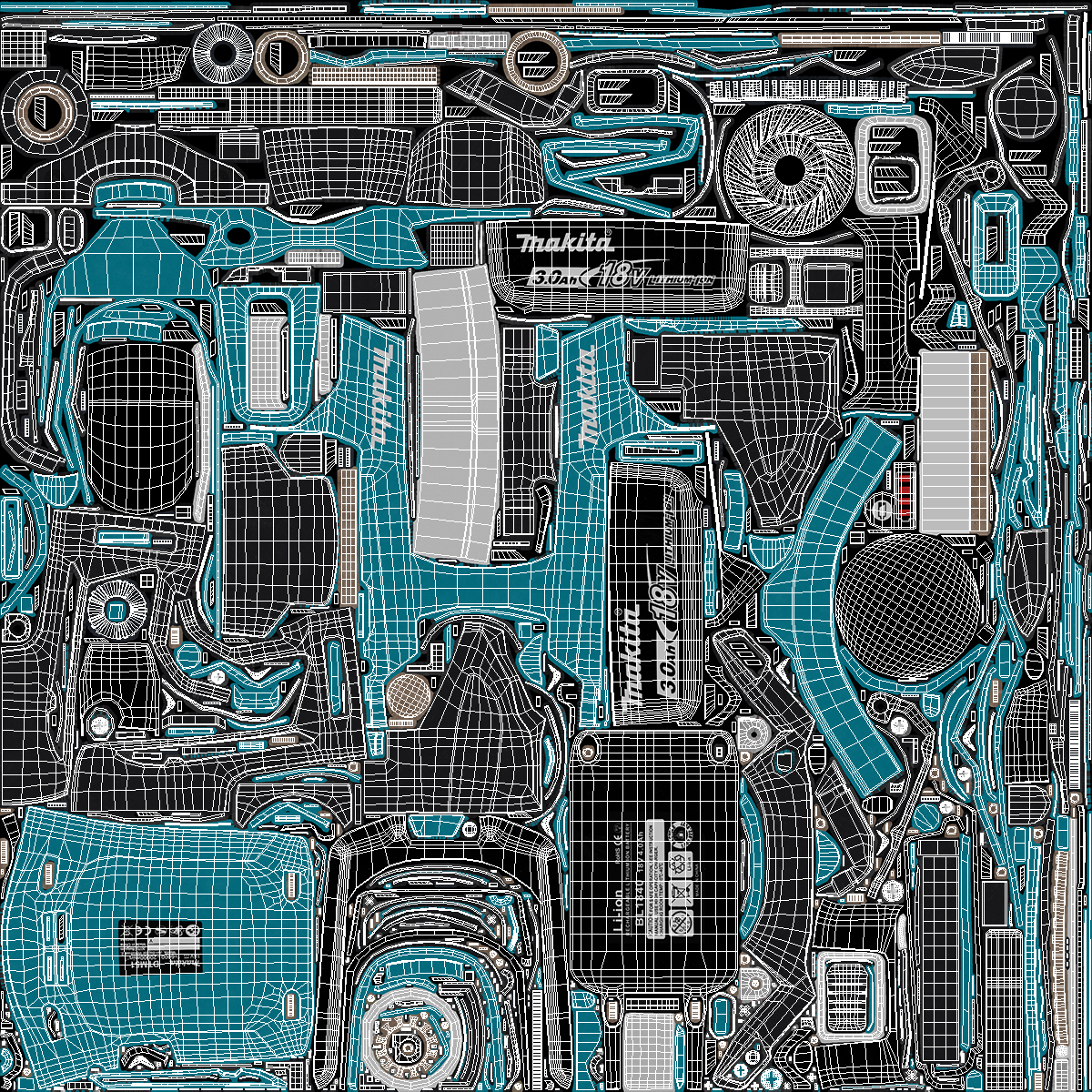 Makita Oscillating Multi Tool 3D model