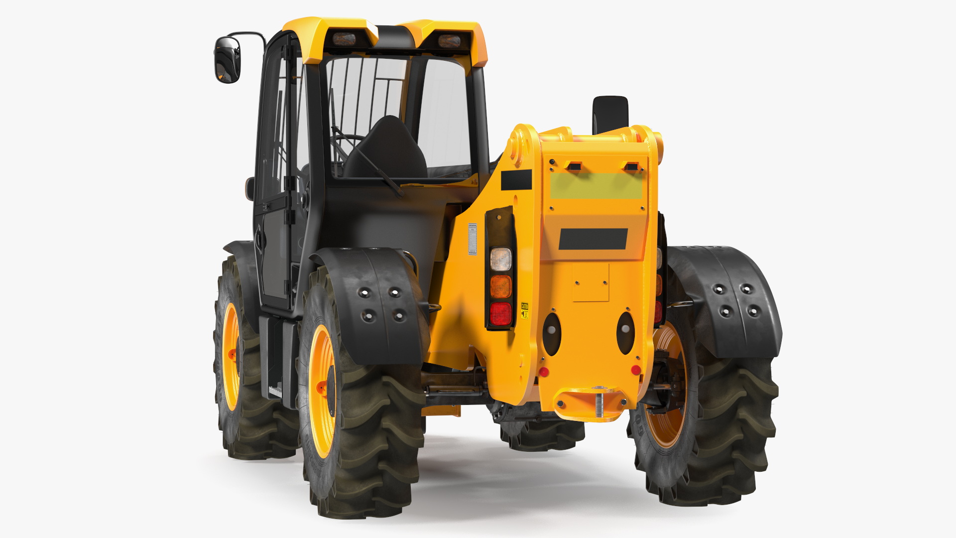 Telehandler Rigged for Cinema 4D 3D