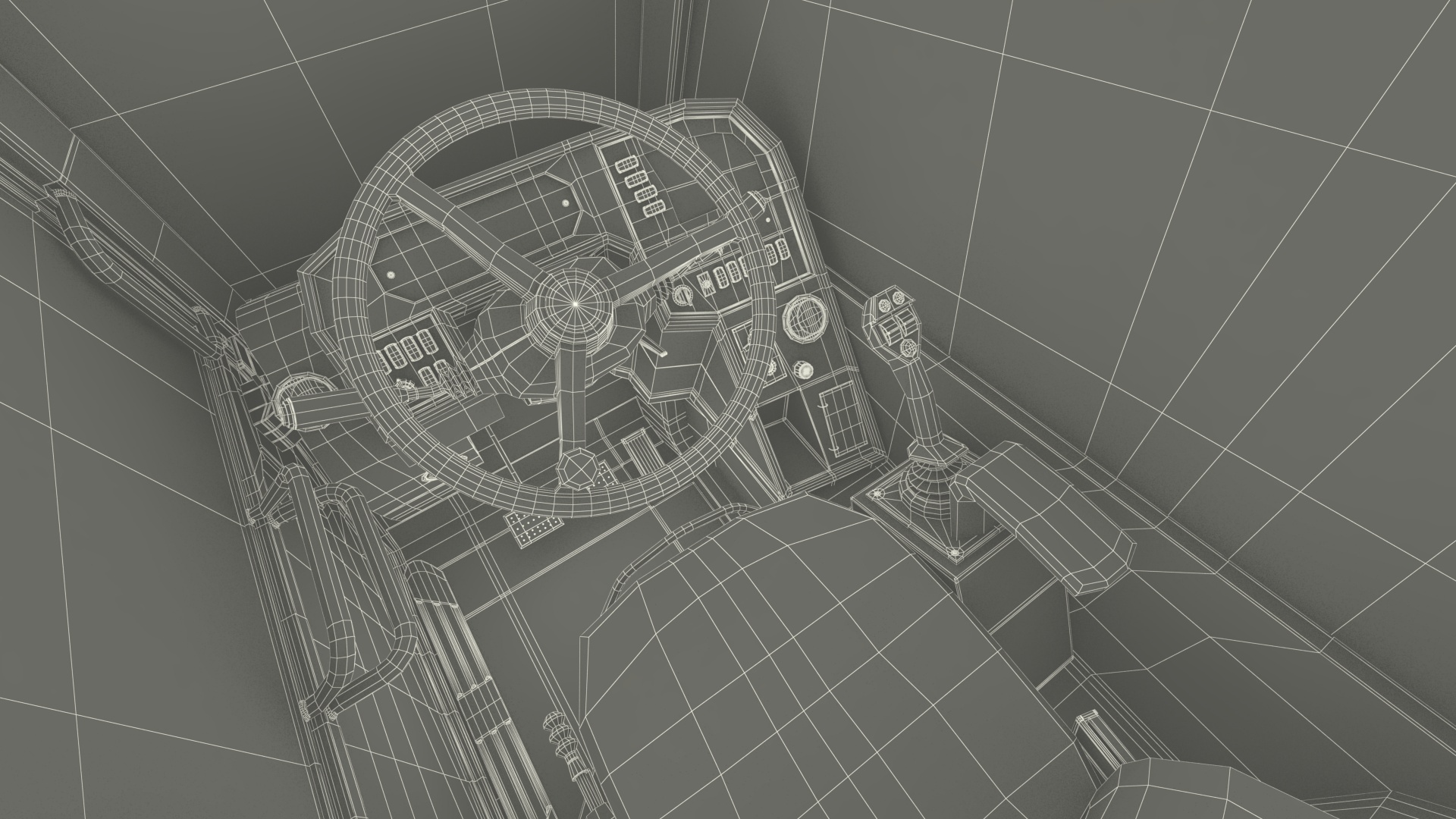 Telehandler Rigged for Cinema 4D 3D