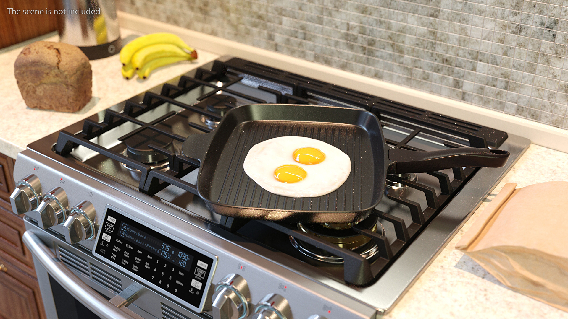 3D Aluminum Grill Pan Generic