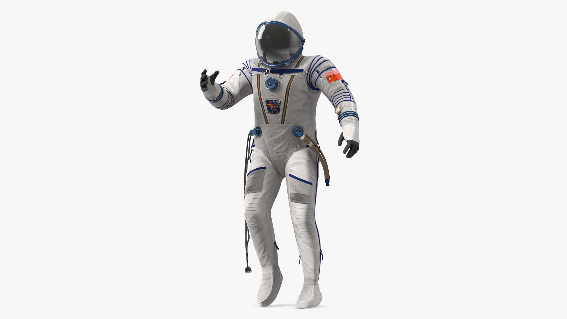 Sokol Space Suit Rigged for Maya 3D