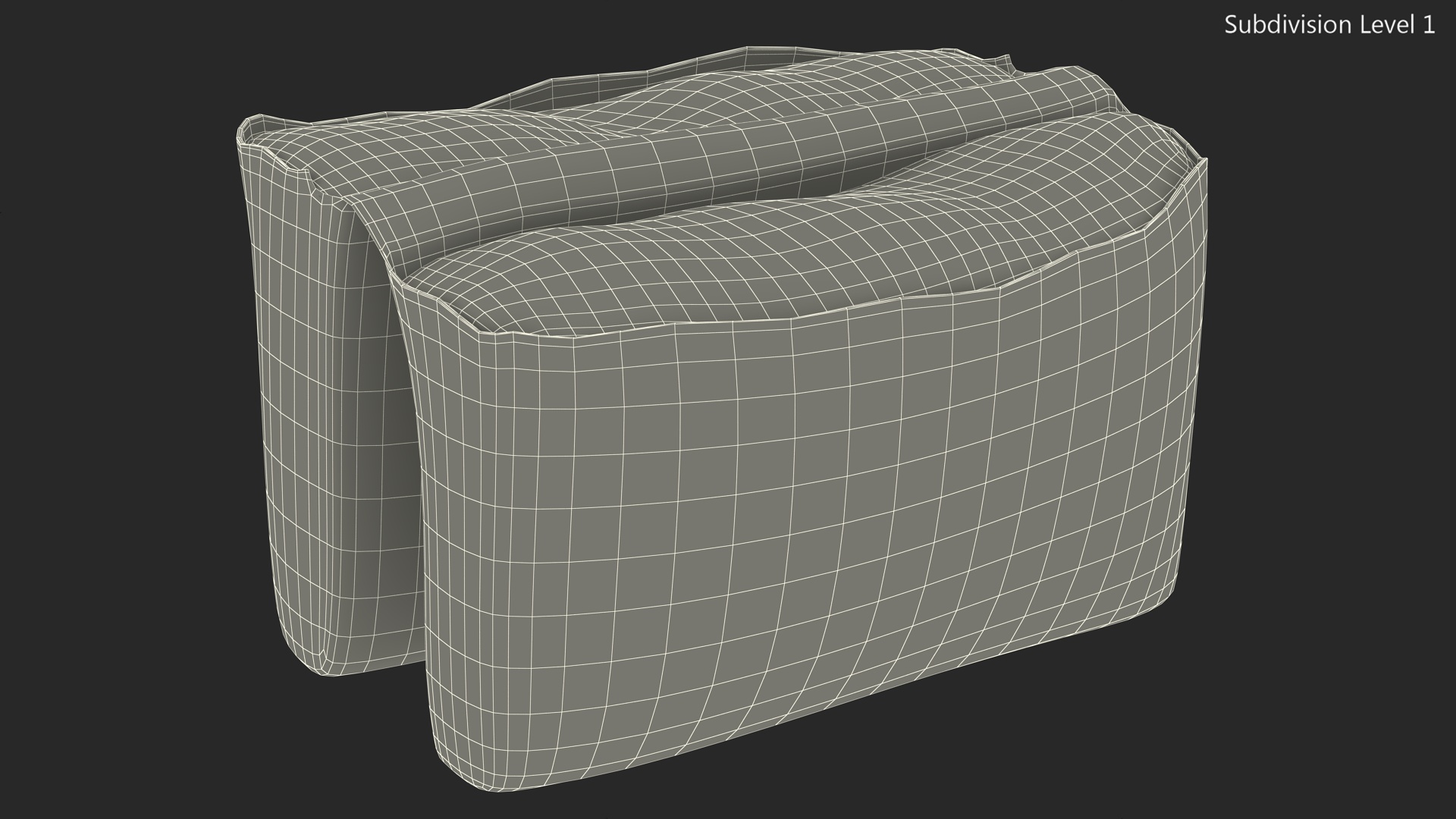 Torn Package Cement 50 Lb Red 3D model