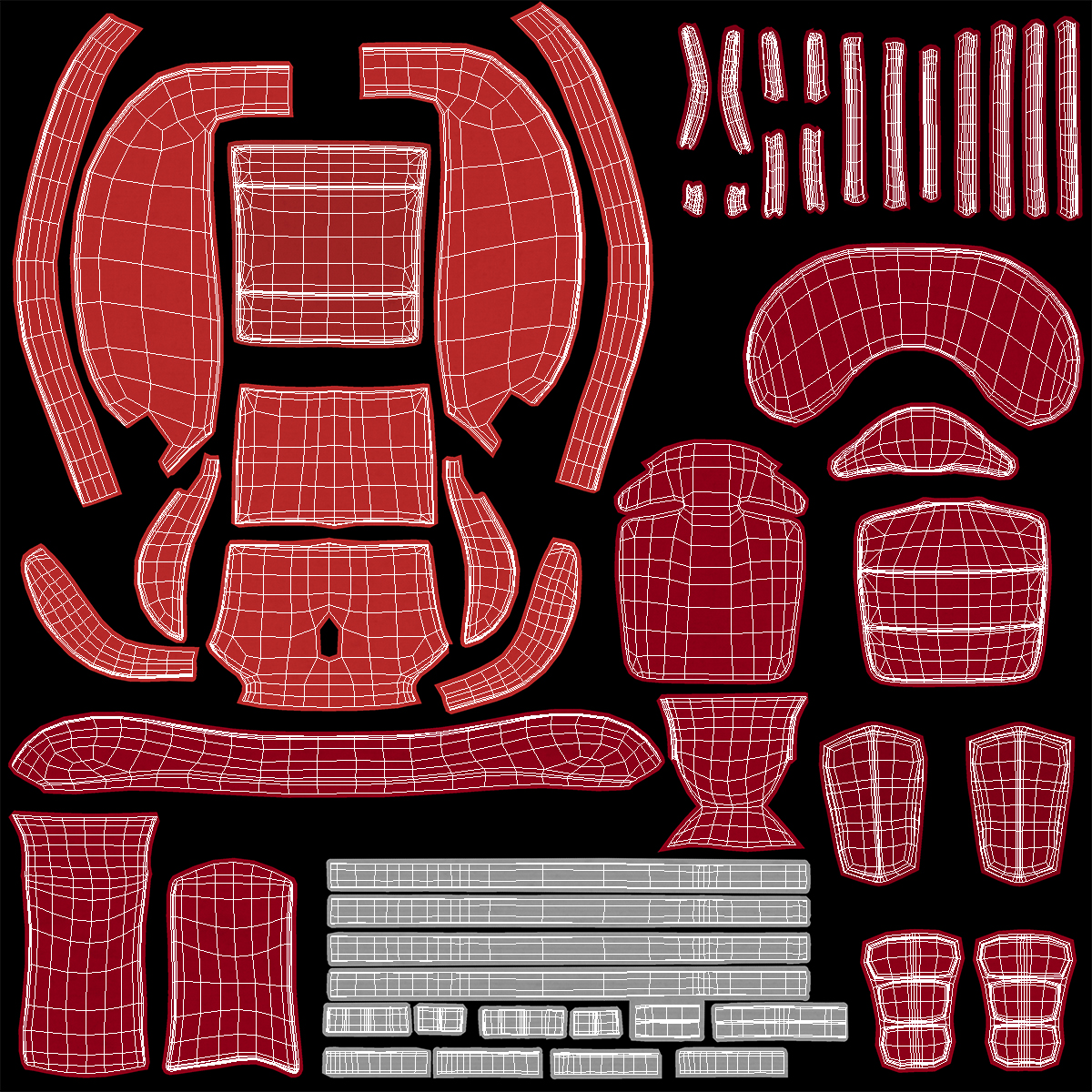 Child Safety Seat on Car Seat 3D model
