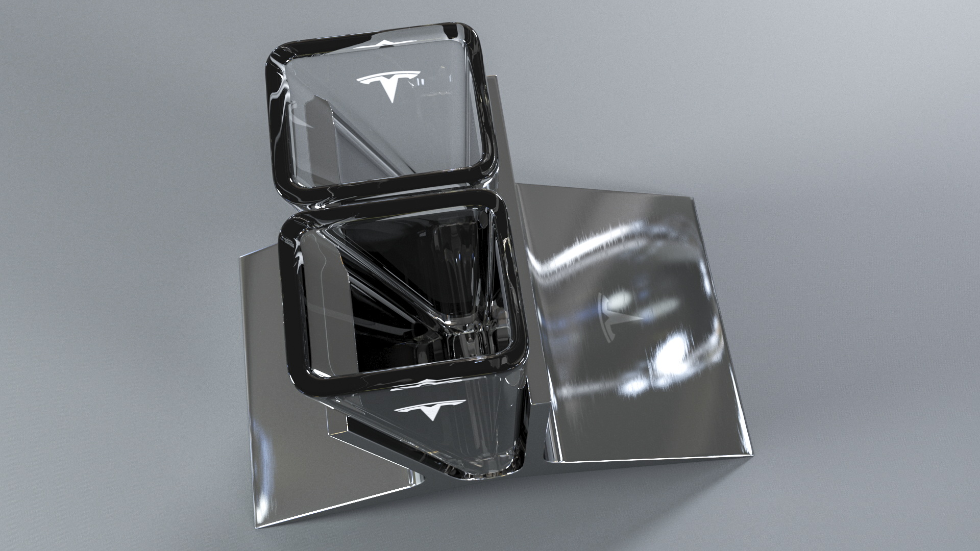 3D Tesla Sipping Glasses
