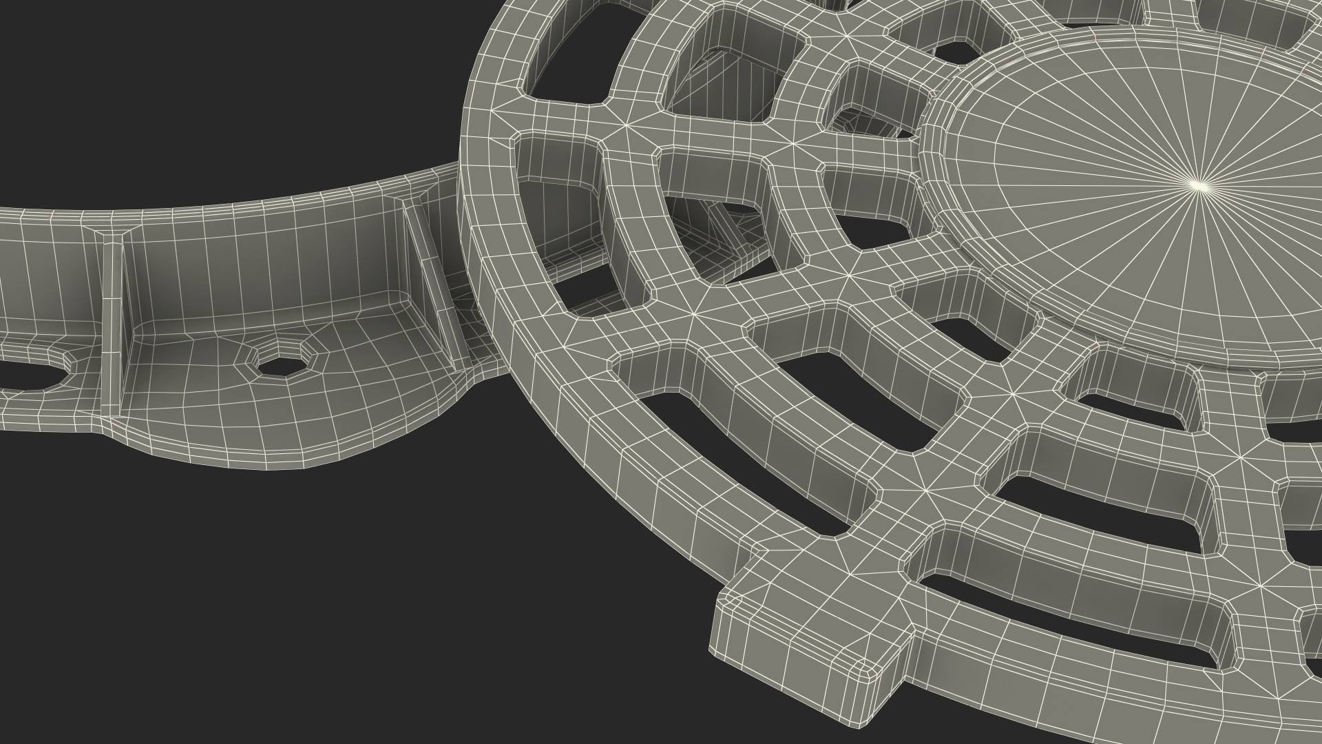 Old Metal Drain Lid 3D model