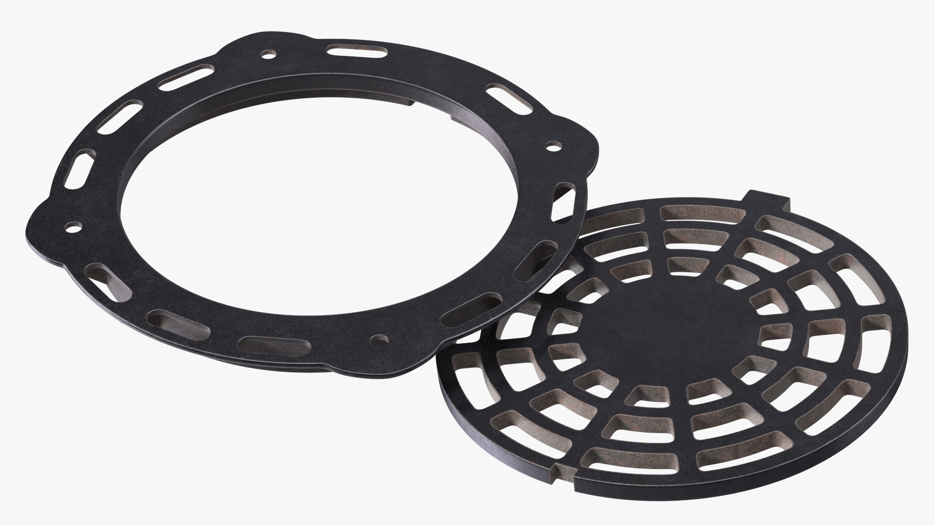 Old Metal Drain Lid 3D model